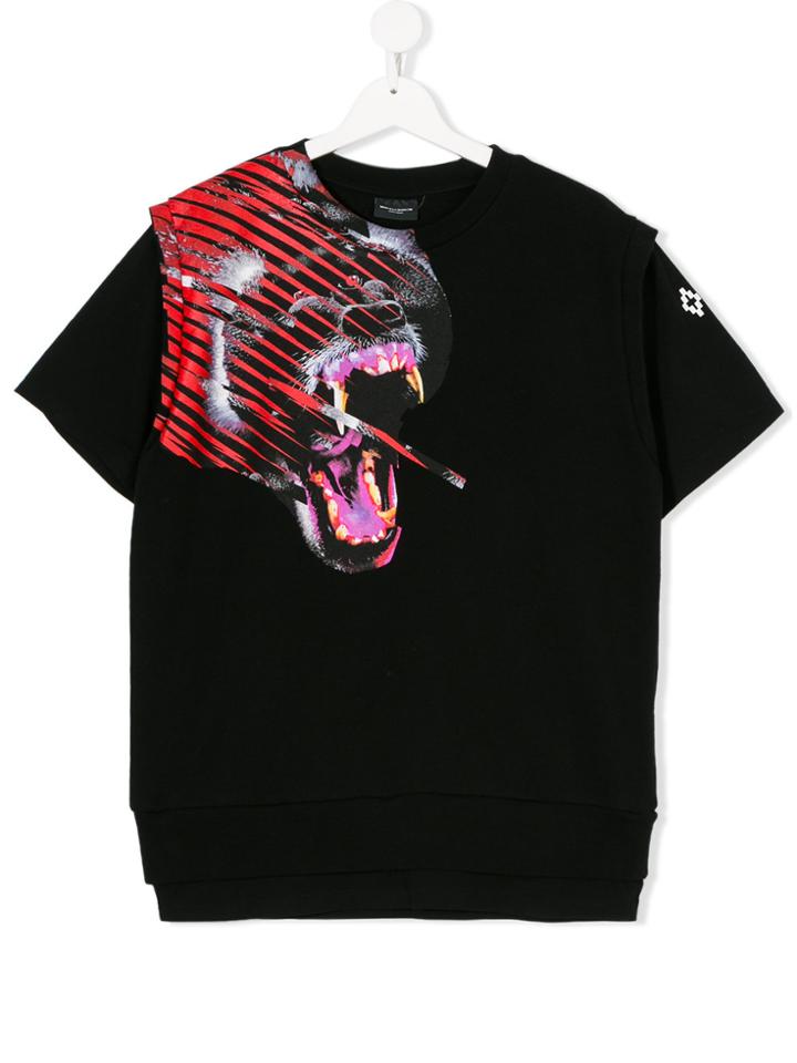 Marcelo Burlon County Of Milan Kids Gorilla Print Layered T-shirt -