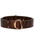 Chloé Brown Lizard Leather Belt