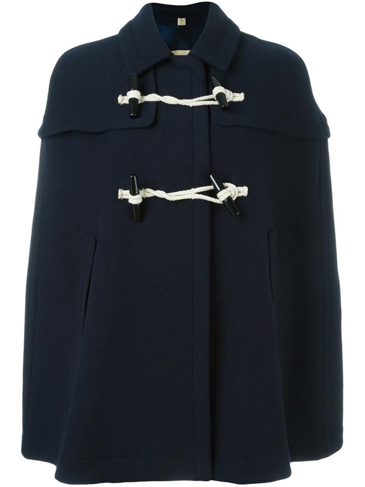 Burberry Duffle Cape - Blue