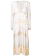 Philosophy Di Lorenzo Serafini Crochet Trim Dress - White
