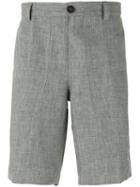 Brunello Cucinelli Tailored Shorts, Men's, Size: 50, Green, Cotton/linen/flax