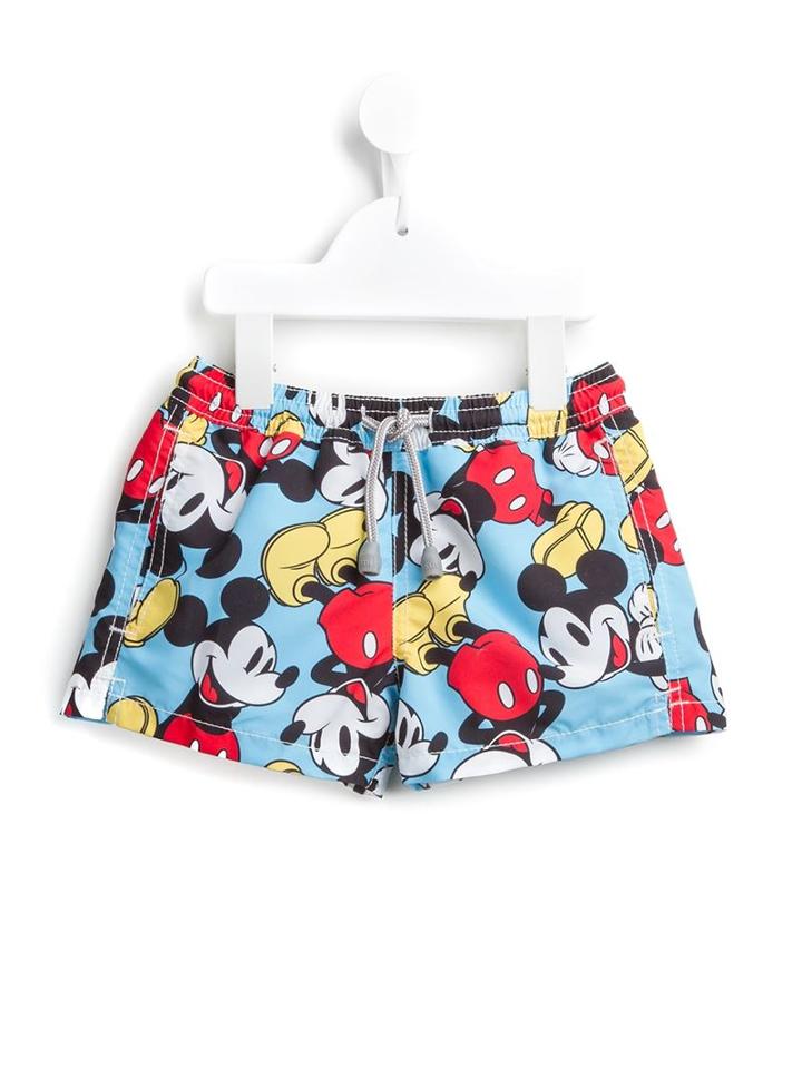 Mc2 Saint Barth Kids Smiling Micky Swim Shorts, Boy's, Size: 8 Yrs, Blue