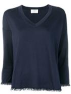 Snobby Sheep Classic Knit Sweater - Blue