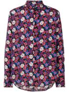 Garcons Infideles Floral Printed Shirt - Red