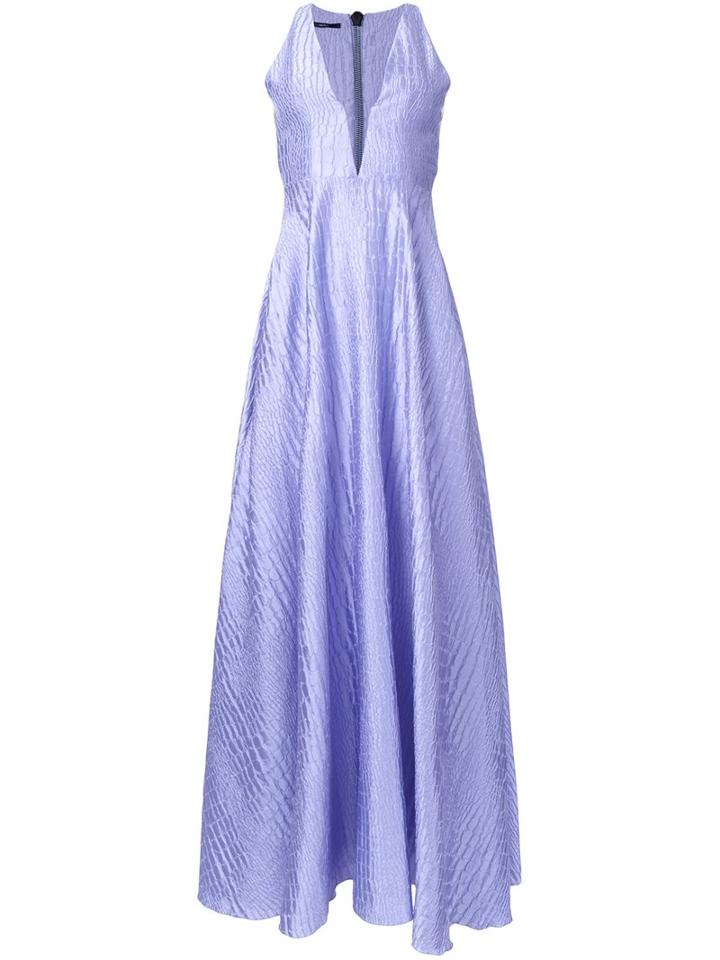 Alex Perry 'lucille' Gown, Women's, Size: 6, Pink/purple, Polyester/silk