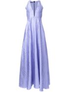 Alex Perry 'lucille' Gown, Women's, Size: 6, Pink/purple, Polyester/silk