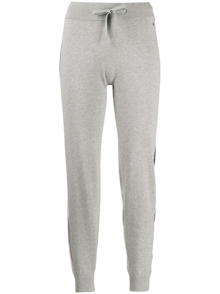 Tommy Hilfiger Logo Stripe Track Pants - Grey