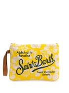 Mc2 Saint Barth Parisienne Hawaiian-print Clutch - Yellow