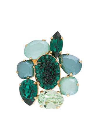 Melissa Kandiyoti Floral Brooche - Gold