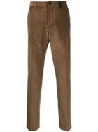 Ps Paul Smith Straight-leg Corduroy Trousers - Brown