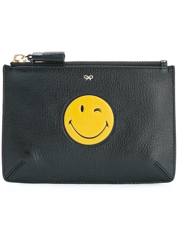 'wink' Purse, Women's, Black, Goat Skin, Anya Hindmarch
