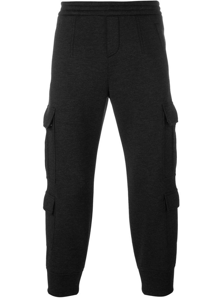Neil Barrett Cropped Track Trousers