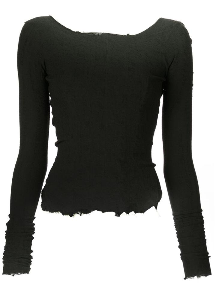 Marc Le Bihan Distressed Top - Black