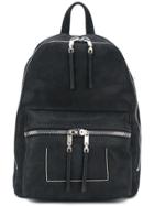 Rick Owens Double-zip Backpack - Black