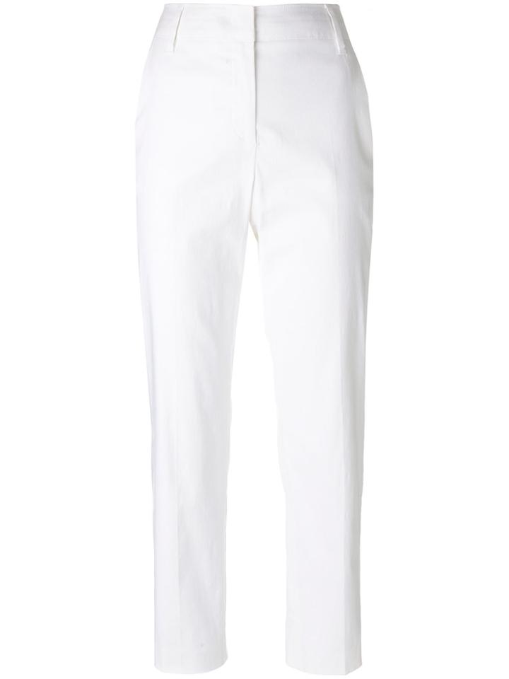 Luisa Cerano High Waisted Pants - White