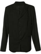 Ann Demeulemeester Button Blazer, Men's, Size: Medium, Black, Wool