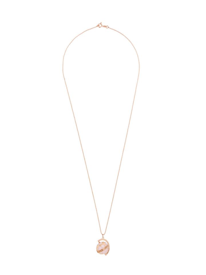 True Rocks Medium Globe Pendant Necklace - Metallic