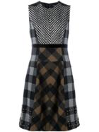 Etro Checked Patchwork Dress - Multicolour