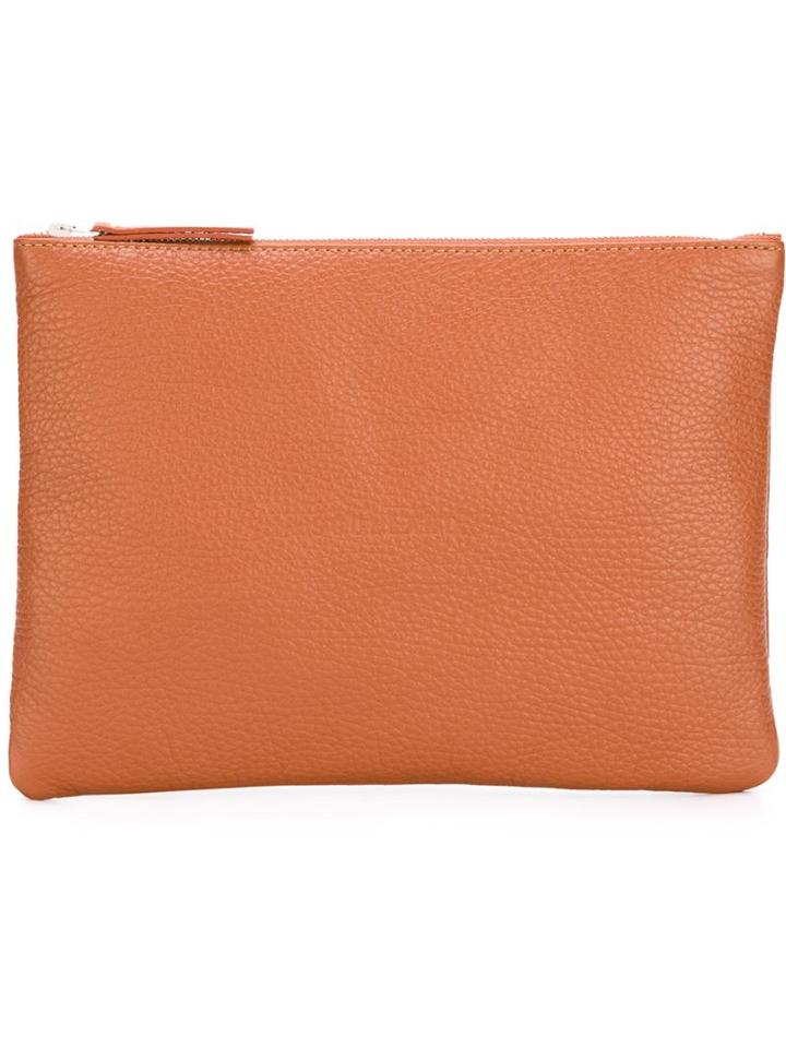 Soulland 'magdalene' Clutch, Men's, Brown, Leather