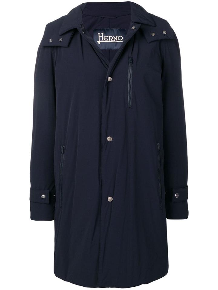 Herno Parka Coat - Blue