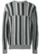 Pringle Of Scotland Deconstructed Stripe Sweater - Grey