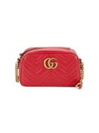 Gucci Marmont Cross-body Bag - Red