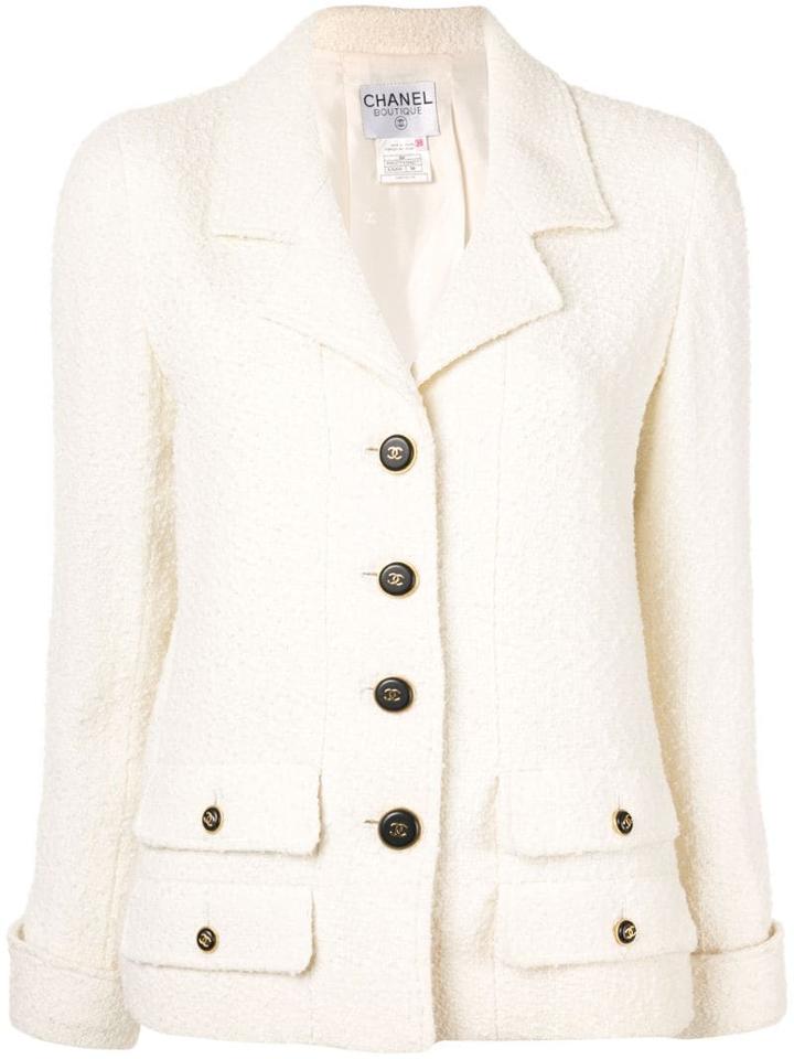 Chanel Pre-owned Single-breasted Jacket - White