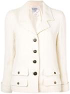 Chanel Pre-owned Single-breasted Jacket - White