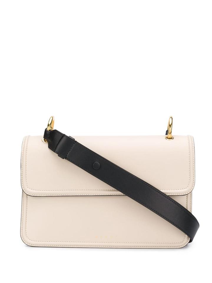 Marni Beat Shoulder Bag - Neutrals