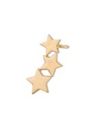 Alinka 18kt Yellow Gold 'stasia' Triple Star Stud Earring, Women's, Metallic