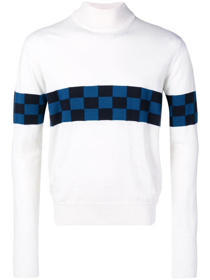 Anglozine Tail End Charlie Sweater - White