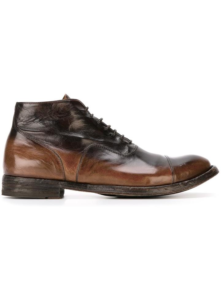 Officine Creative 'anatomia' Tonal Ankle Boots