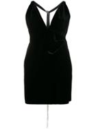 Saint Laurent Backless Mini Dress - Black