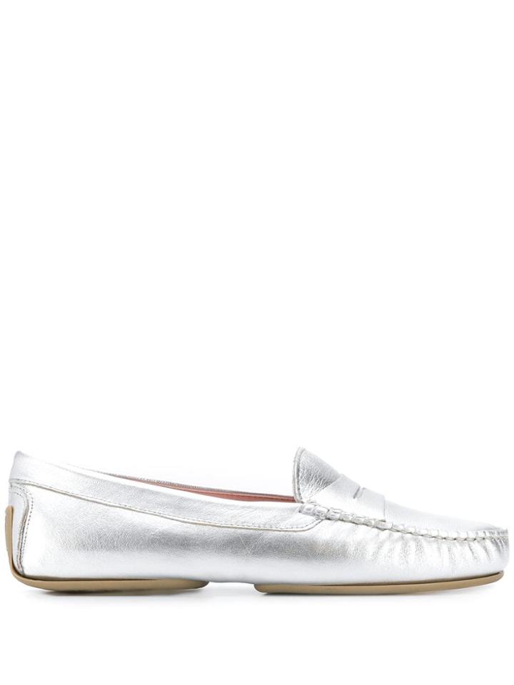 Pretty Ballerinas Josephine Loafers - Silver