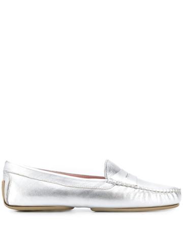 Pretty Ballerinas Josephine Loafers - Silver