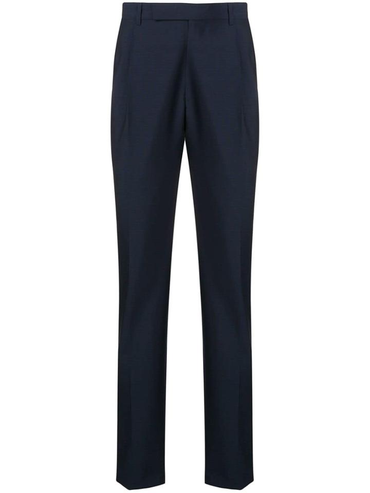 Ermenegildo Zegna Tailored Slim Fit Trousers - Blue