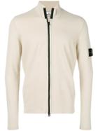 Stone Island Zipped Fitted Sweatshirt - Nude & Neutrals