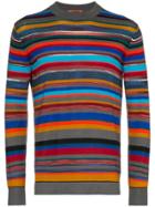 Missoni Striped Cashmere Jumper - Grey