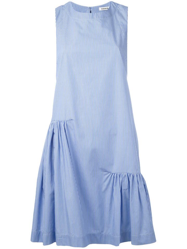 P.a.r.o.s.h. - Pinstriped Dress - Women - Cotton - L, Women's, Blue, Cotton