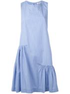 P.a.r.o.s.h. - Pinstriped Dress - Women - Cotton - L, Women's, Blue, Cotton