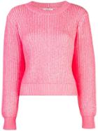 Milly Ribbed Knit Jumper - Pink