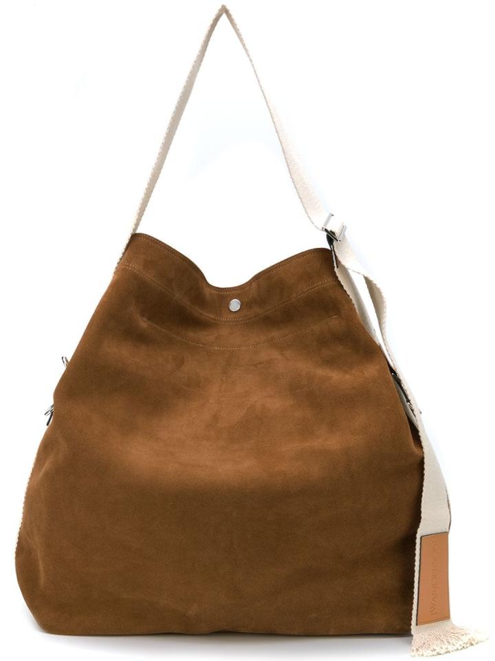 Jw Anderson Oversized Shoulder Bag - Brown