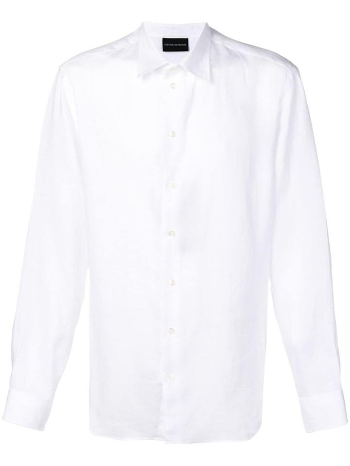 Emporio Armani Plain Shirt - White