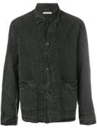 Our Legacy Washed Effect Shirt Jacket - Black