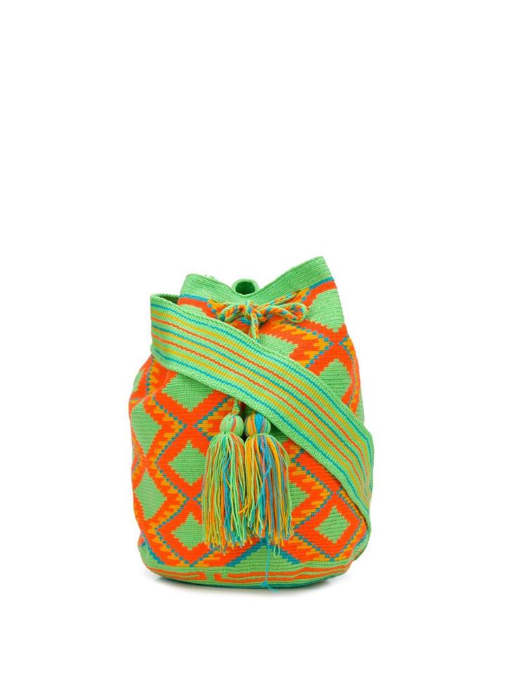 Folkloore Folkloore - Woman - Colombian Mochilla - Green