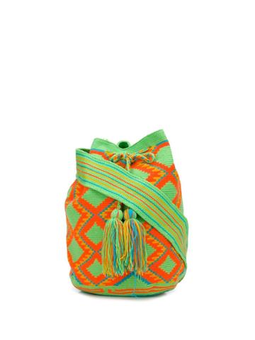 Folkloore Folkloore - Woman - Colombian Mochilla - Green