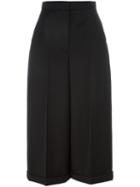 Alexander Mcqueen Tailored Culotte Trousers, Women's, Size: 44, Black, Virgin Wool/cupro