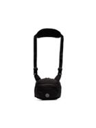 Stone Island Black Cross Body Harness Style Bag