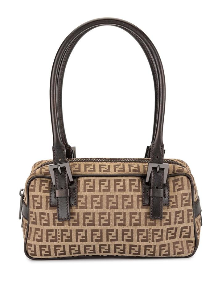 Fendi Pre-owned Zucchino Pattern Tote - Brown
