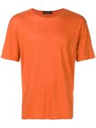 Roberto Collina Round Neck T-shirt - Orange
